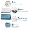 Ciieeo 6pcs Handmade Soap Storage Soap Boxes Double Container for Bathroom Kitchen Sink Toilet Shower Room Countertop Bathtub view 3
