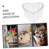 ABOOFAN Acrylic Heart Shaped Box Bridemaids Box for Wedding Dress Floral Decor view 3