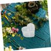 ABOOFAN Acrylic Heart Shaped Box Bridemaids Box for Wedding Dress Floral Decor view 4