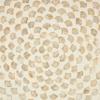 Deco 79 Mother of Pearl Shell Geometric Home Wall Decor Round Disc Wall Sculpture with Black Frame, Wall Art 27" x 3" x 27", Cream view 4