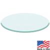 30" Inch Round Glass Table Top - Tempered - 1/4" Thick - Bevel Polished Edge view 3