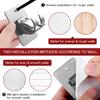 6PCS No Drill Curtain Brackets, Self-Adhesive Rod Holders, Universal Plastic Nail Free Adjustable, Curtain Hooks for Rods Less Than 1.57 Inch Diameter (Sliver) view 4