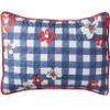 The Lakeside Collection Floral Check Quilt Ensemble - Sham view 1