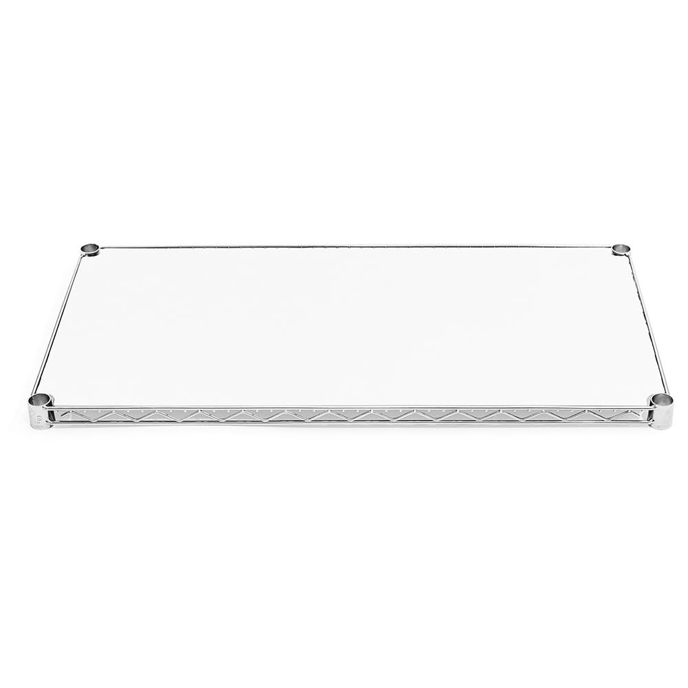 Shelving Inc. 12" d x 12" w Poly Wire Shelf Liners, White, 4 Count