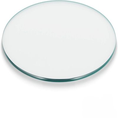 46" Inch Round Glass Table Top - Tempered - 1/4" Thick - Pencil Polished Edge