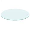 46" Inch Round Glass Table Top - Tempered - 1/4" Thick - Pencil Polished Edge view 4
