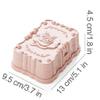 SUREK Simple with lid Soap Dish with Drainage Soap Container Plastic Soap Case Box Saver Countertop Soap Dish Holder Portable Soap Box Easy to wash, Purple view 2