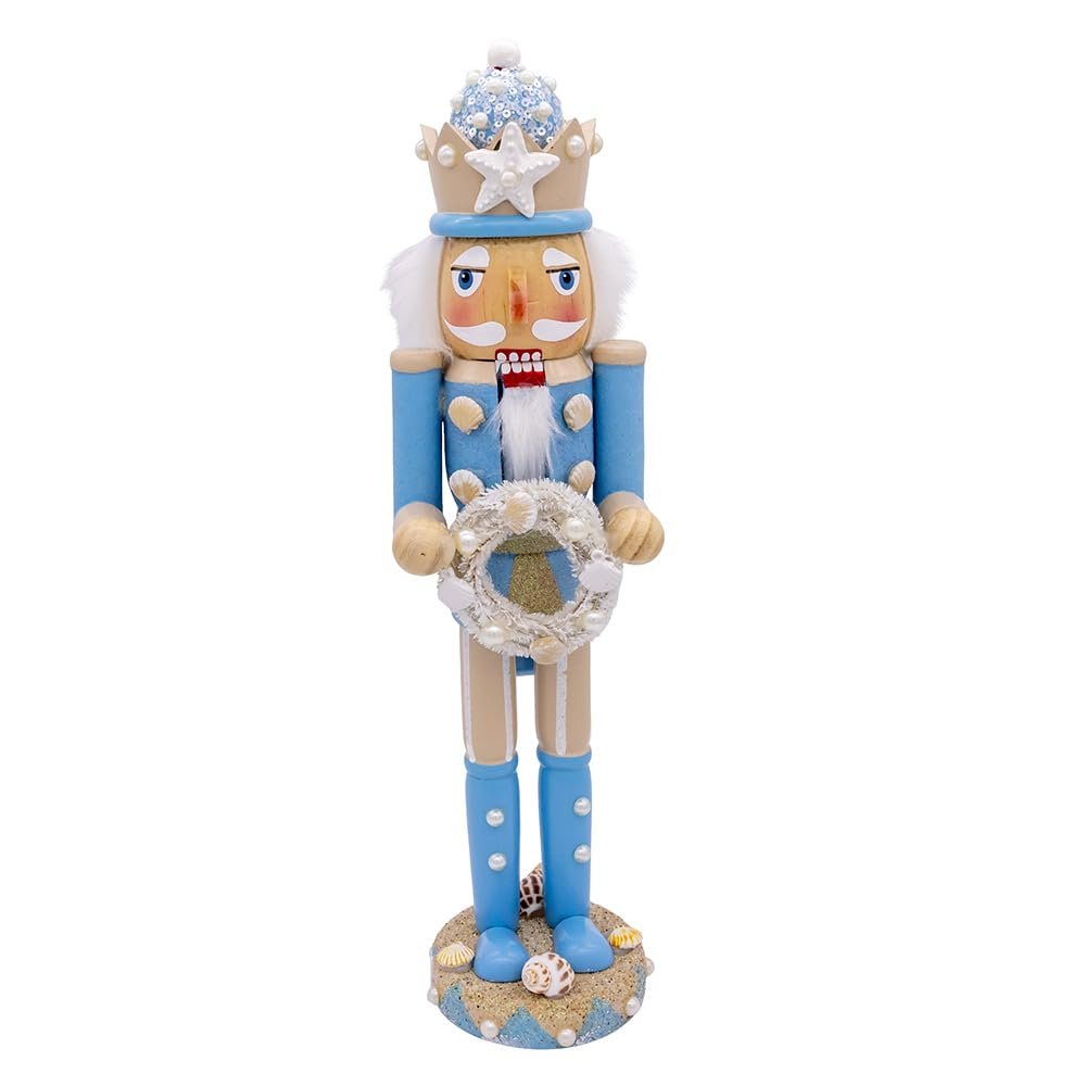 Kurt Adler 15-inch Wooden Beach Nutcracker