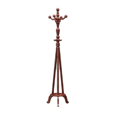 SONGCHAO Coat Rack Freestanding Floor-standing Coat Rack Standing Coat Rack with 8 Hooks Retro Modern Coat Hat Hanger Easy To Assemble Corner Coat Rack Clothes Racks For Hanging Clothes (Color : B)