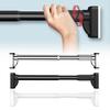 Belineu Curtain Tension Rod Multifunctional Shower Curtain Pole 16-20in 27-47in Anti-Slip Shower Curtain Rods for Bathroom Window Room Divider Curtain Poles (Color : Black, Size : 210-300cm/83-118in) view 1