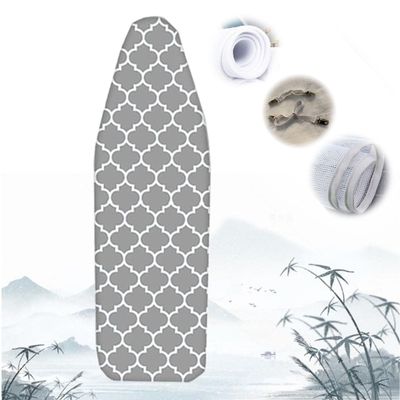 YUANJJ 36x13 38x13 43x14 48x15in Ironing Board Cover Printed Iron Board Cover with Padding and Mesh Cloth Easy Fit Homes Replacement Cuts Ironing Time in Half (Color : F, Size : 122x38cm/48x15in)
