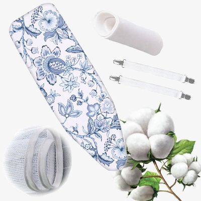 YUANJJ Premium Ironing Board Cover and Pad 36x13 38x13 43x14 48x15in Ironing Board Replacement Cover with Thick Padding Sturdy and Durable Easy to Clean (Color : B, Size : 122x38cm/48x15in)