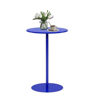Modern Bar Table Round Pub Table Cocktail Bistro High Table, Circular Tall Kitchen Dining Table Counter Bar Coffee Counter Table Kitchen Desk, Small Accent Table (Size : 40x40x72cm)