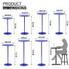 Modern Bar Table Round Pub Table Cocktail Bistro High Table, Circular Tall Kitchen Dining Table Counter Bar Coffee Counter Table Kitchen Desk, Small Accent Table (Size : 40x40x72cm) view 3