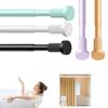 Belineu Tension Curtain Rods No Drilling Aluminium Shower Curtain Pole Divider Rod 1in Diameter 20-31in 43-79in 63-98in 83-118in (Color : Green, Size : 210-300cm/83-118in) view 1