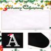 infleesh 20 Inches Monogrammed Christmas Stockings with Letters,Super Soft Christmas Stockings Large Monogram Stockings Red Letter Stockings for Christmas Holiday Xmas Gift view 4