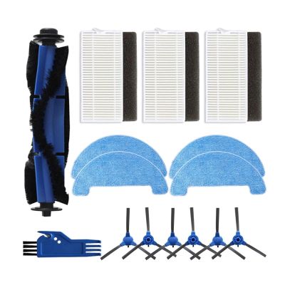 SQJZWOD Mian Brush .Compatible for Kyvol Cybovac E20 E30. Robot Vacuum Cleaner Spare Replacement Main Side Brush Filters Mop Pads Cleaning Brush (Color : 2600 mAh), tan9983cd00