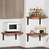 Microwave Shelf Wall Mounted Microwave Bracket16/20/24inch Kitchen Oven Rice Cooker Storage Organizer Wall Stand(40x30cm/16x12inch) view 3