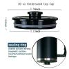 30 oz Tumbler Lid, Leak Proof Magnetic Lid, Spill Proof Straw Lid, Replacement Lid for 30 oz Straw Mug, Replacement Magnetic Lid (Black), MKDR-01A view 4