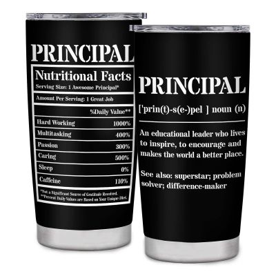 BDANTUMBLER Principal Gifts, Principal Appreciation Gifts, 20oz Principal Tumbler, Best Gift for Principal Day, Teacher Appreciation Day, Birthday, Retirement