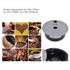 Coffee Capsule Cup, Silicone Refillable Filter Coffee Pods Reusable Coffee Filter Cups for CTPM12 Gray (180ml) view 3