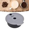 Coffee Capsule Cup, Silicone Refillable Filter Coffee Pods Reusable Coffee Filter Cups for CTPM12 Gray (180ml) view 4