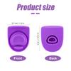 2pcs Water Bottle Top Lid Compatible with Owala FreeSip 24oz 32oz, Sealing Parts Replacement Stopper Silicone Plug Accessories for Owala Free Sip 19/24/32/40oz Seal Gasket Bottle Cap Mouth (Purple) view 2