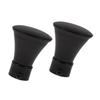 BESTOYARD 6 pcs Both Ends Finished Product end Cap Curtain Curtain Rod Decoration Curtain Rod Wrought Iron Plug Decorative Curtain Rod Finials Black Curtain Rod Finials Ends Only, Blackx3pcs view 2