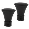 BESTOYARD 6 pcs Both Ends Finished Product end Cap Curtain Curtain Rod Decoration Curtain Rod Wrought Iron Plug Decorative Curtain Rod Finials Black Curtain Rod Finials Ends Only, Blackx3pcs view 4