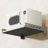 Wall Mounted Microwave Storage Rack, 50/55cm Multifunctional Kitchen Oven Spice Bracket(50cm/20inch) view 1
