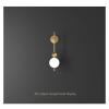 SteFik Modern Bedroom Bedside LED Wall Lamp Corridor Living Room Sofa Background Decor Cream Wind Gourd Atmosphere Copper Lighting,Pendant, 1 Head, Xk-153 view 1