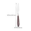 Tofficu 2sets Mixing Scraper for Artists Oil Painting Spatula Set Smooth Handles for Hand Feeling Versatile for Ceramics Pottery 5pcs*2 view 3