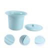 FOMIYES Portable Plastic Spittoon with Lid for Boy Girl and Elders Lightweight Bedpan for Indoor and Outdoor Use Compact Design for Sealed to Prevent Odors view 3