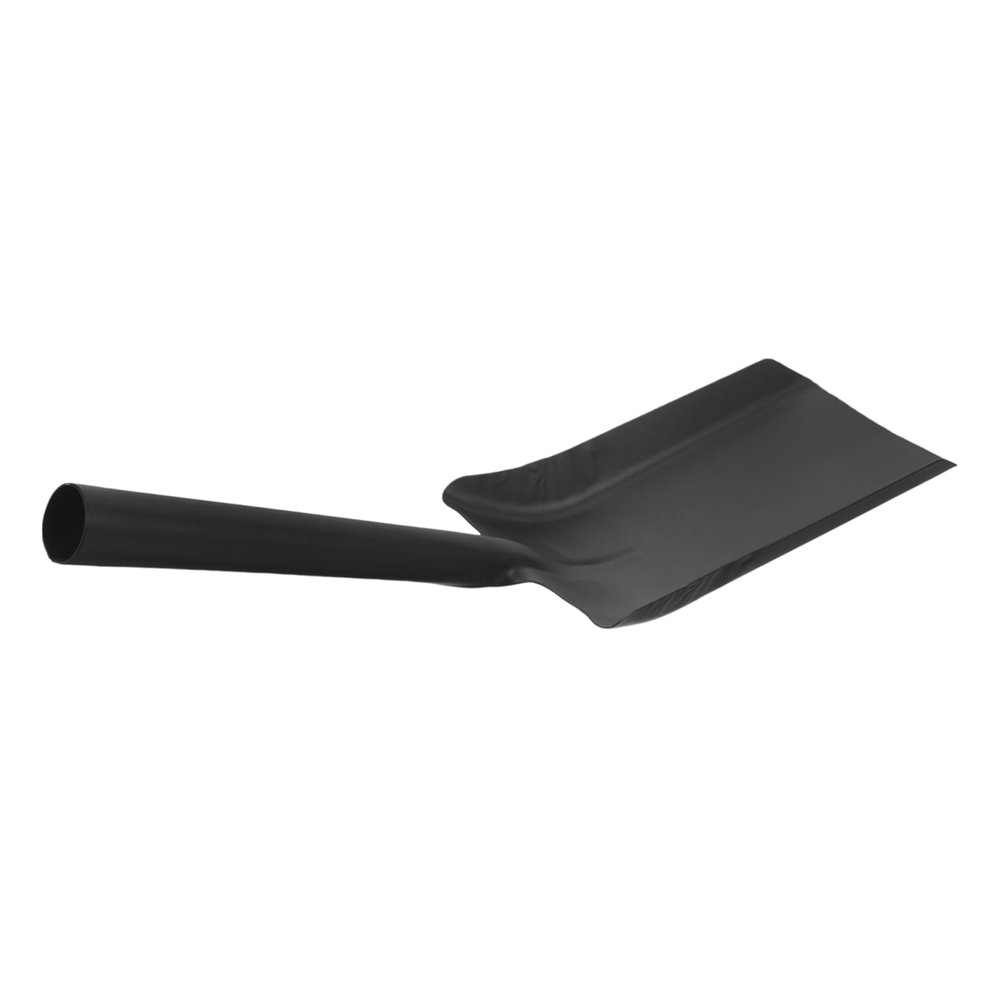GRIRIW Fireplace Ash Shovel Compact Stainless Steel Scoop for Easy Cleaning of Fire Pits Braziers and Stoves Lightweight Design for Indoor and Outdoor Use