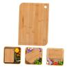 GRIRIW Bamboo Cutting Board with Juice Groove Multifunctional Chopping Board for Kitchen Use for Meal Prep and Chopping Tasks Compact Design view 3