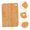 GRIRIW Bamboo Cutting Board with Juice Groove Multifunctional Chopping Board for Kitchen Use for Meal Prep and Chopping Tasks Compact Design view 4