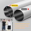 Belineu 27-185in Tension Curtain Rod Multifunctional Shower Curtain Pole Tension Rod For Clothes Stainless Steel Telescopic Curtain Rod (Color : Black, Size : 2.5~3.5m/98~138in) view 4