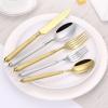 Hammered Handle Silverware Set for 8 Flatware Stainless Steel Exquisite Utensil Sets Cutlery Set for Home Kitchen Hotel Restaurant Mirror Polished Dishwasher Safe view 4
