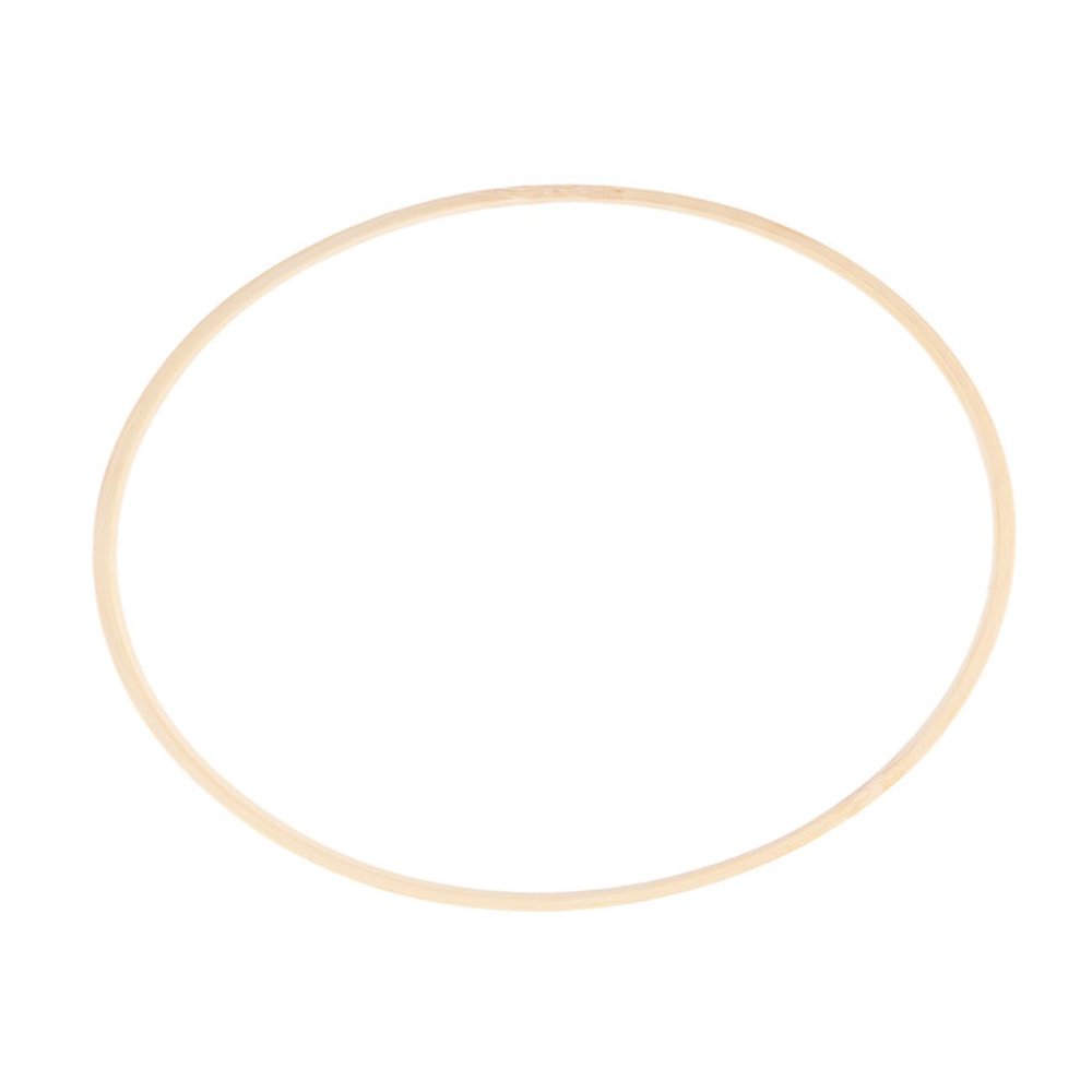Cabilock 2pcs DIY Craft Ring Set Macrame Material Decorative Garland Making Rings 23cm