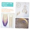 Cabilock 2pcs DIY Craft Ring Set Macrame Material Decorative Garland Making Rings 23cm view 2