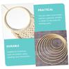 Cabilock 2pcs DIY Craft Ring Set Macrame Material Decorative Garland Making Rings 23cm view 3