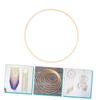 Cabilock 2pcs DIY Craft Ring Set Macrame Material Decorative Garland Making Rings 23cm view 4