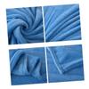 Amosfun 2pcs Thick Flannel Fleece Blanket Lightweight Warm Bed Blanket Cozy Throw for Home Camping and Travel Bright Color Design view 2