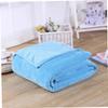 Amosfun 2pcs Thick Flannel Fleece Blanket Lightweight Warm Bed Blanket Cozy Throw for Home Camping and Travel Bright Color Design view 3