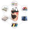 Laundry Basket Freestanding Laundry Hamper Happy Valentine's Day card Collapsible Clothes Baskets Waterproof Tall Dirty Clothes Hamper for Dorm Bathroom Laundry Room Storage Washing Bin view 2