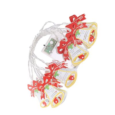 Ciieeo Holiday String Lights Bells Warm Led Lamps for Christmas Tree and Battery Operated for Festive Atmosphere