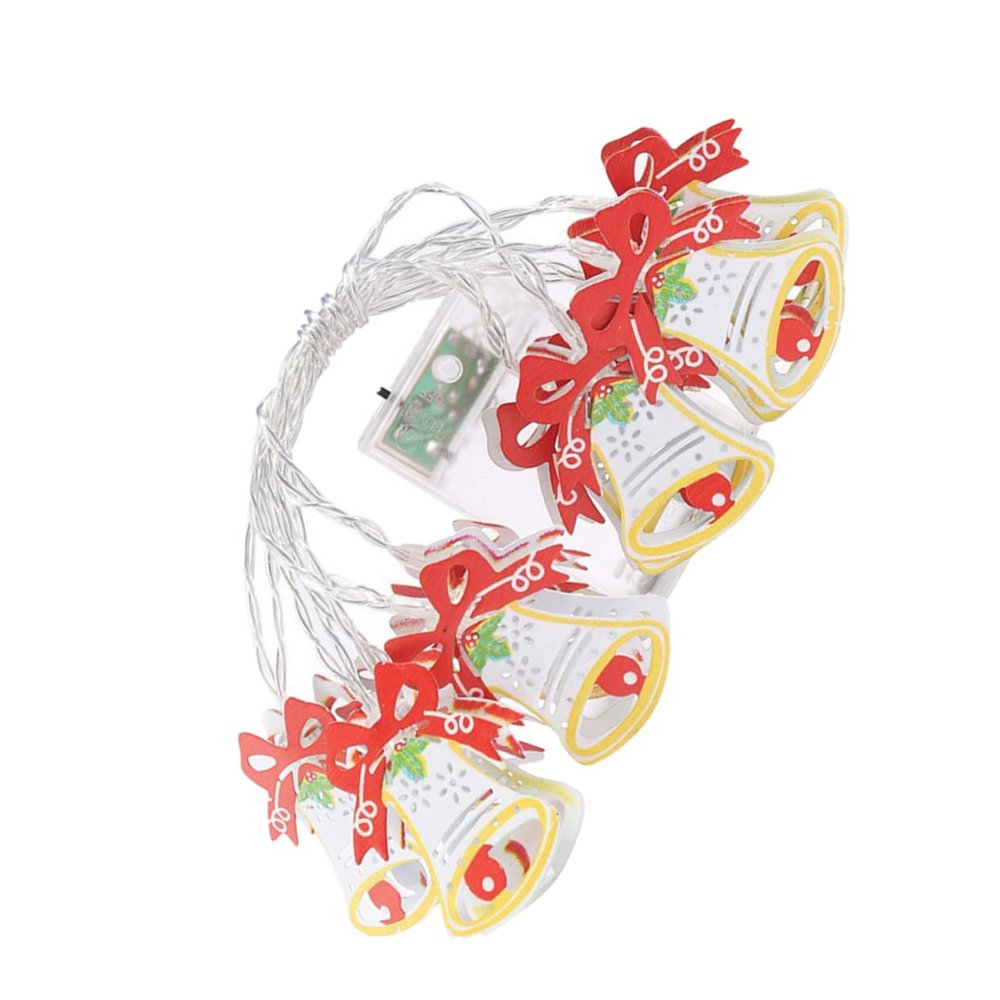 Ciieeo Holiday String Lights Bells Warm Led Lamps for Christmas Tree and Battery Operated for Festive Atmosphere