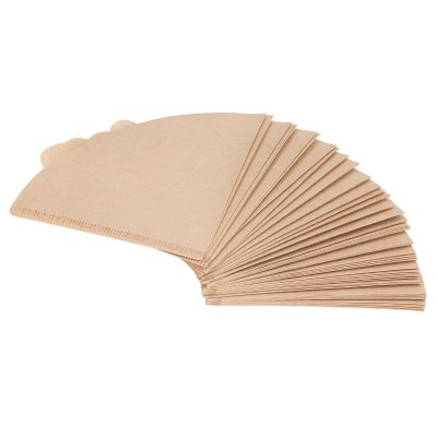 100Pcs Coffee Filter Paper,Cone Shaped Coffee Filter,Disposable Filter,Coffee Strainer for Kitchen Accessory (V02 filter paper 100 pieces)