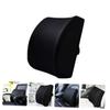 Amosfun Lumbar Support Cushion Memory Foam Lower Back Pillow for Car Office Use Ergonomic Design for Pain Relief and Comfort for Long Drives Daily Sitting view 2