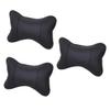 Amosfun 3pcs Breathable Neck Rest Pillow for Car Ergonomic Support Cushion for Neck Pain Relief Compact Design for Comfortable Travel for Drivers view 1
